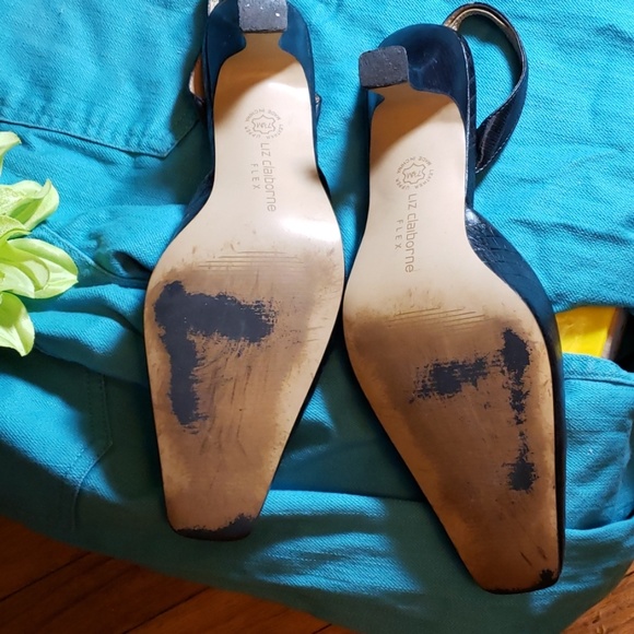 Liz Clairborne Flex Arpel black size 7.5 M slingba - Picture 4 of 8